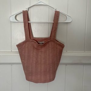 Pink American Eagle Crop Top